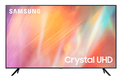 Samsung TV UE55AU7190UXZT, Smart TV 55" Serie AU7100, Modelo AU7190, Crystal UHD 4K, Compatible con Alexa, Grey, 2021, DVB-T2 [Escl. Amazon][Eficienci en oferta