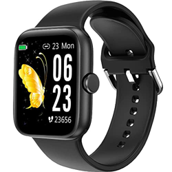 Holabuy Reloj Inteligente, Smartwatch Hombre Mujer niños Impermeable IP68, Pulsera de Actividad Inteligente con Pulsómetros Podómetro Monitor de Sueño precio