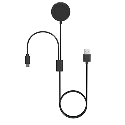 Adaptador de potencia Cargador Base de muelle Cradle Adecuado para GalaxyWatch 4 3 Velo inteligente activo USB C Cable de carga rápida Cable de alimen