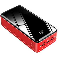 Power Bank 50000Mah Cargador portátil de batería Externa de Alta Capacidad y Paquete de batería de Capacidad portátil con Pantalla LCD y 3 Salidas y e características