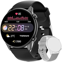 Reloj Inteligente Hombre, 1.32" Pantalla Táctil a Color Smartwatch con Pulsómetro Sueño Podómetro IP67 Impermeable Multideporte Llamada de Notificació en oferta