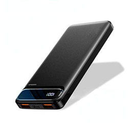 Power Bank 20000mAh 22.5W SCP Cargador Portátil 10000mAh Batería Externa Pd 20W Carga Rápida para Pantalla para Smartphone 10WBlack5V2A precio