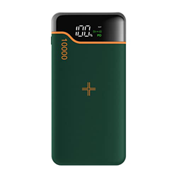 Power Bank Power Bank 20000mAh 22.5W Super Charging Cargador Externo Indicador de Batería para Smartphone Tablet y Más Verde 10000mAh precio