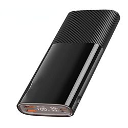 Power Bank 20000mah Usb C Pd Qc 3.0 - Cargador de batería externo de carga rápida para tablet de teléfono inteligente y más PDQC3.0Black precio