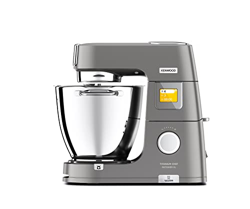 Kenwood Titanium Chef Pattissier - Robot de Cocina (1400 de potencia, bol de 7 litros y batidora de vaso de cristal incluidos, 4 herramientas, pantall características