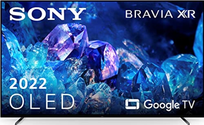 Sony OLED - 55A80K BRAVIA XR, TV 55 pulgadas, 4K HDR 120Hz y HDMI 2.1 óptimo para PS5, Smart TV (Google), Dolby Vision-Atmos, Pantalla Triluminos Pro