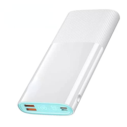 Power Bank 20000mAh USB Cargador de batería externa portátil para cargador portátil compatible con smartphones, tabletas y más PDQC3.0White en oferta