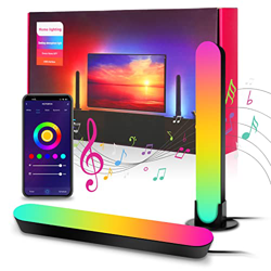 Randaco Smart LED redondo Lightbar RGB LED TV retroiluminación Sync con música con control de aplicación para entretenimiento, PC, TV, decoración de h precio