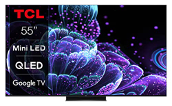 TCL 55C839 QLED Mini-LED- Smart TV 55" con 4K Ultra HD, Google TV con Sonido Onkyo, 144Hz Motion Clarity, Google Assistant Incorporado & Compatible co precio