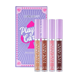 Set De Pintalabios Mate Noodles Stick Gloss Liquid Glaze Poker Lipstick Lip Lip Non Lipstick Impermeable Durable 4 Cup Sets * 2.5ml Lipstick Lipstick  en oferta