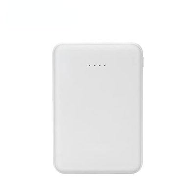 Power Bank Power Bank 5000mAh Cargador portátil Cargador externo para cargadores de smartphones compatibles, tabletas y más blanco