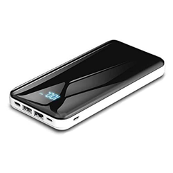 Batería externa de 30000 mAh de alta velocidad, portátil, batería externa de dos vías para cargador compatible con smartphones, tabletas y más. Color  características