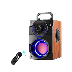 Altavoz Bluetooth Portátiles con Subwoofer Rich Bass Altavoces Inalámbricos para Exteriores/Interiores Altavoces potentes Soporte de Altavoz Control R en oferta