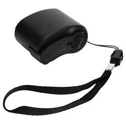 Eulbevoli Cargador USB Portátil de Mano, Cargador de Manivela de Mano Compacto Elegante para Acampar para IR de Excursión(Negro) características