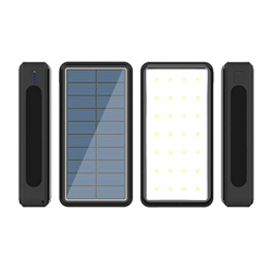 ALCR Banco De Energía Solar De 80000mah, Cargador PortáTil Batería Externa De Gran Capacidad 4 Puerto USB Banco De Energía De Luz para TeléFono Black en oferta