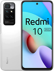 Xiaomi Redmi 10 Smartphone NFC 2022 Version, 6.5" 90Hz FHD+ DotDisplay, 50MP AI Quad Rear Camera, 5000mAh Battery (4GB+128GB Pebble White) en oferta