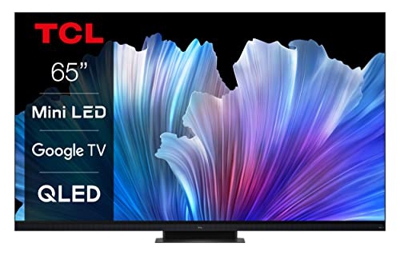 TCL 65C935 QLED Mini-LED- Smart TV 65" con 4K Ultra HD, Google TV con Sonido Onkyo, 144Hz Motion Clarity, Google Assistant Incorporado & Compatible co