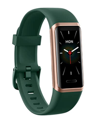 ASIAMENG Pulsera de Actividad Mujer Hombre Reloj Fitness con Pulsómetro, Impermeable IP68 Lexa Incorporada, Oxígeno En Sangre (Verde) en oferta