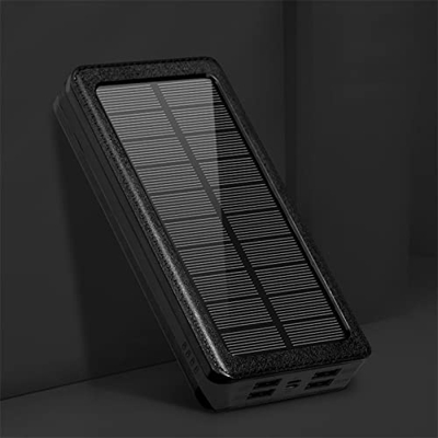 BOTTHEALTH Batería De 20w 80000mah, Recargable para Xiaomi iPhone Samsung para Viajes Al Aire Libre, Batería Externa De 4usb para Walkie Talkies Black