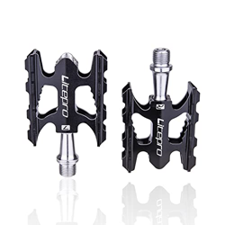 clhjinruoliu Pedal De Bicicleta Plegable Pedal De Bicicleta De Montaña Pedal De Aluminio Ligero LP Accesorios para Bicicletas,Negro precio