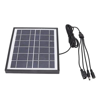 Cargador de panel solar, 6V 7W Eco Flexible Dual USB Output Cargador de batería solar de ahorro de energía portátil ligero para viajes