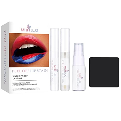 Set De Pintalabios Mate de transferencia Peel Off Lip Stain Cosmético Lápiz labial Mate Romántico Peel Off Lápiz labial Lágrima Brillo de labios Pelíc