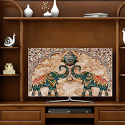 XD Designs Cubierta Antipolvo para Tv de 19-65 Pulgadas, Diseño Impreso de Paisaje Abstracto de Estilo Europeo, para Led, Lcd, Oled Smart Tv/A / 65In  precio