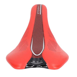 minifinker Asiento de Bicicleta de Montaña, Sillín de Bicicleta de Montaña Suave Diseño Ergonómico Hueco para Bicicletas Plegables(Rojo) precio