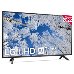 Televisor LG 43UQ70006LB - Smart TV webOS22 43 pulgadas (108 cm) 4K UHD, Procesador de Gran Potencia 4K a5 Gen 5, compatible con formatos HDR 10, HLG  características