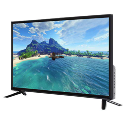 Televisor LCD HD de 32 Pulgadas, HDR WiFi Inalámbrico HDMI Inteligencia Voz DVD HD Televisión Smart TV, Interfaz AV USB VGa RF de 3,5 Mm, TV Digital,  características