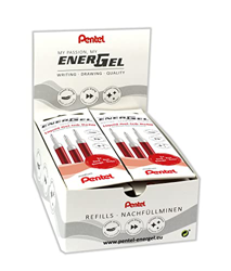 Pentel Recarga LR7-3B para bolígrafo EnerGel 0.7 Ball = 0,35 mm de grosor de trazo, VE = 12 x 3 unidades, color rojo en oferta