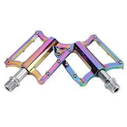 SWOQ Pedales MTB, 2 Piezas de Suministros para Bicicletas Pedales de Bicicleta de Montaña para Bicicleta de Montaña BMX MTB para una Conducción Agrada en oferta