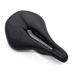 JINPENGRAN Saddle De Bicicleta, PU + Cojín De Silla De Monada De Cuero para La Montaña Bicicleta Bicicleta Accesorios para Bicicletas,155mm en oferta