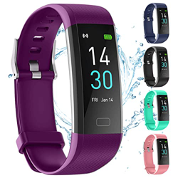 joyliveCY Fitness Tracker para Niños Impermeable IP68 Morada Pulsera Actividad Inteligente con Podómetro Pulsómetros Monitor de Sueño Contador de Calo precio