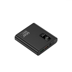 BOTTHEALTH Batería De 66w 20000mah, Cargable para El Cargador Pantalla Digital Batería De Banco De Energía De Carga SúPer ráPida Externa Black en oferta