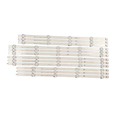 GaYouny 12 tiras de retroiluminación LED para TV 47LA620S 6916L-1259A 6916L-1260A 6916L-1261A 6916L-1262A LC470DUE Beatirce