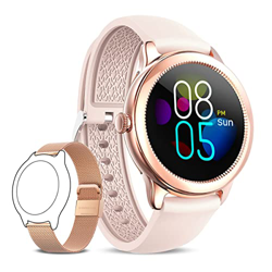 Smartwatch Mujer, SPAOTREM Reloj Inteligente Deportivo 1.1 Pulgadas Táctil Completa IP68, Monitor de Sueño, Seguimiento del Menstrual, Control de Musi precio