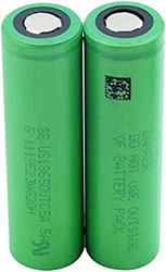 18650 VTC5A 2600Mah Reemplazo de batería Carga protegida Mini Ventilador Banco de energía-2 Piezas características