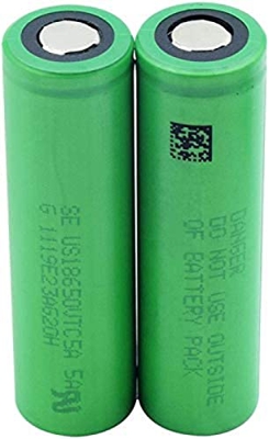 18650 VTC5A 2600Mah Reemplazo de batería Carga protegida Mini Ventilador Banco de energía-2 Piezas