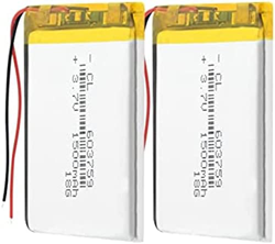 603759 1500mah 3.7v Batería de Litio, polímero de Iones de Litio Recargable para teléfono móvil Tableta Banco de energía Luz LED Juguetes eléctricos B características