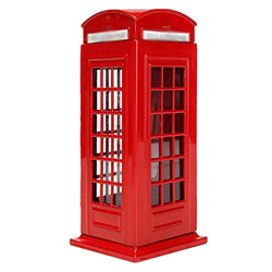 Metal Red Phone Booth Bank Coin Bank Piggy Bank Piggy Bank Red Phone Booth Box Storage precio