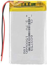 603759 1500mah 3.7v Batería de Litio, polímero de Iones de Litio Recargable para teléfono móvil Tableta Banco de energía Luz LED Juguetes eléctricos B precio