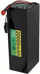 stdpcxz Batería Bicicleta Eléctrica 48V 20Ah Batería Iones Litio 1200W Litio para Bicicletas Eléctricas Bicicletas 20000Mah, para Bicicleta Montaña Po en oferta