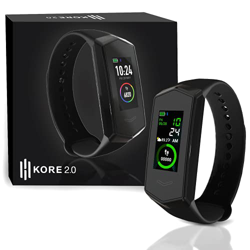 KoreHealth Kore 2.0 Fitness Tracker - Pulsera de Actividad con GPS Integrado | Reloj Inteligente con medición de Ritmo cardíaco | Pulsera Smartwatch c características