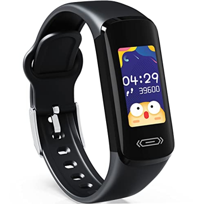 CareUALL Pulsera Actividad Niño, Reloj Inteligente Impermeable IP68 con Podómetro Contador de Caloría Pulsómetros Monitor de Sueño Cronómetro Desperta