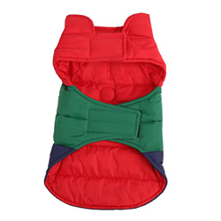 Pssopp Chaleco cálido de Invierno para Mascotas, Ropa Impermeable para Cachorros, Traje de Nieve, Chaleco de algodón cálido para Clima frío M precio