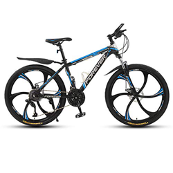 Bicicletas de montaña para Hombres, Bicicleta de montaña rígida de Acero con Alto Contenido de Carbono, Bicicleta de montaña con Asiento Ajustable de  precio