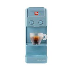 illy Y3 Espresso & Coffee Amalfi - Cafetera de cápsulas de plástico, color azul en oferta