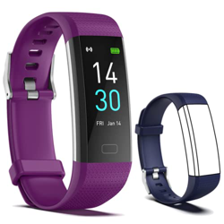 Pulsera inteligente IP68, pulsera avanzada Bluetooth con banda de correa, reloj de actividad Waterpoof con monitor de frecuencia cardíaca y sueño y po precio