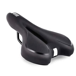 SANON Cómodo asiento de bicicleta acolchado amortiguador de golpes silla de bicicleta suave cojín asiento de bicicleta para bicicletas de montaña y ca en oferta